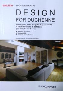 La copertina del volume “Design for Duchenne”.