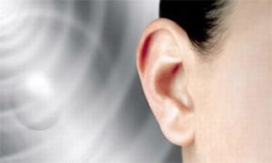 Alcune vibrazioni sonore arrivano ad un orecchio.
