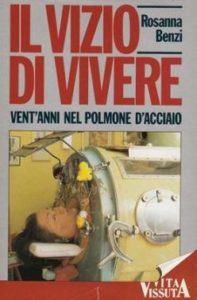 La copertina della prima edizione del libro “Il vizio di vivere” (1984).